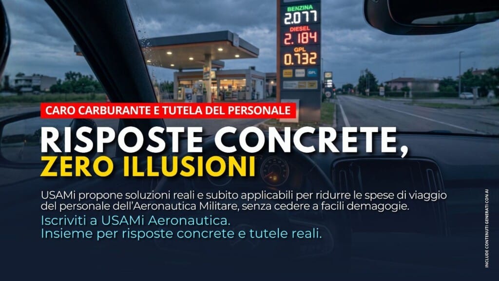 Caro benzina: l’impegno di USAMi Aeronautica per soluzioni concrete e realizzabili
