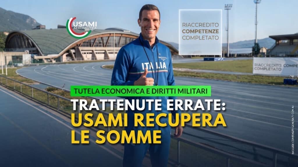 Busta paga e diritti dei militari: l’intervento di USAMi Aeronautica a tutela del personale del Centro Sportivo di Vigna di Valle